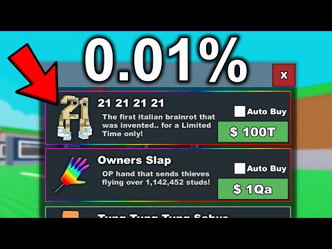 Steal A Brainrot, But The Item Shop is OP!