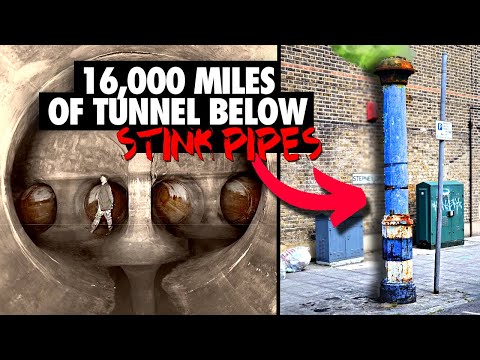 London's Lost "Stink Pipe" Tunnels | 16,000 Miles of Tunnel Explained
