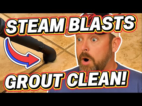Steam Cleaning Kitchen Tile Grout – Watch Years of Dirt Disappear Instantly!