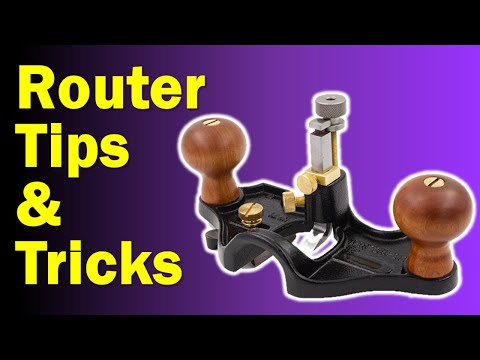 Router Plane Selection, Uses, and Tips
