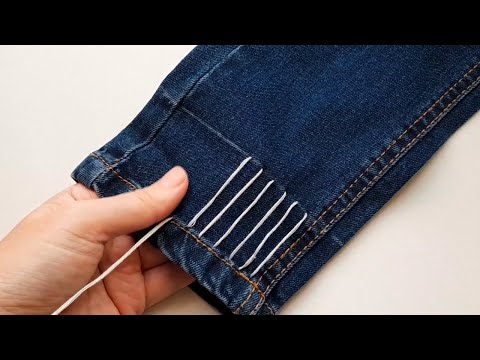 🔥 7 Genius Ways to Hem Jeans Without Cutting – #6 Will Blow Your Mind!