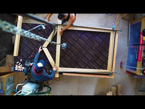 The RACE to finish the final untouched roof section.