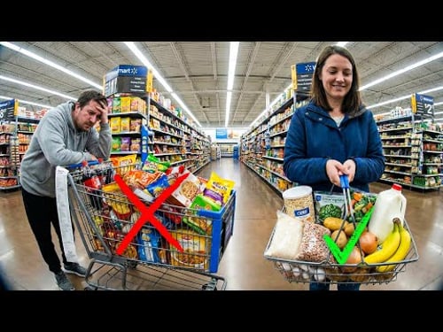 Only Buy These 20 Groceries Every Month! (STOP Wasting Money On The Rest)