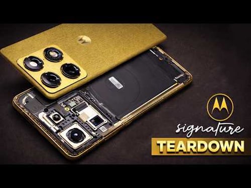 Motorola Signature Teardown Disassembly Phone Repair Video Review