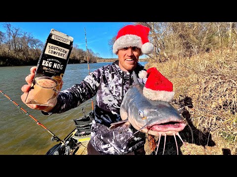 SPICY EGGNOG CATFISH Catch n' Cook!!