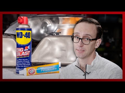 Headlight Restoration with WD-40 & Toothpaste: HACKS TESTED