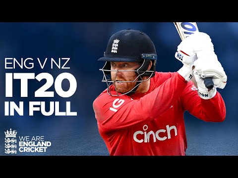 Bairstow Smashes 86* off 60 Balls | IT20 IN FULL | England v New Zealand