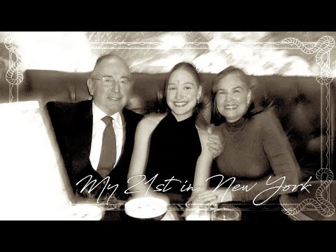 celebrating my 21st birthday in New York