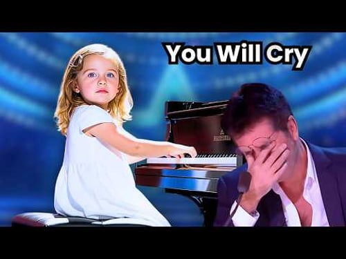 No One Could Stop Crying: Legendary 5 year-old Foster Girl Destroys The Piano Most Talented Girl!