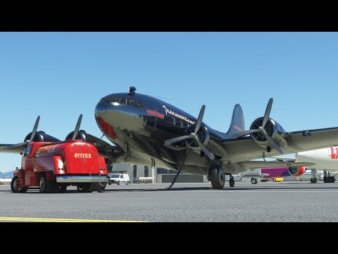 First look at the Boeing Stratoliner in Microsoft Flight Simulator