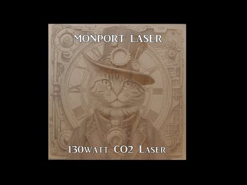 Laser Engraving Glass with my Monport CO2 Laser.