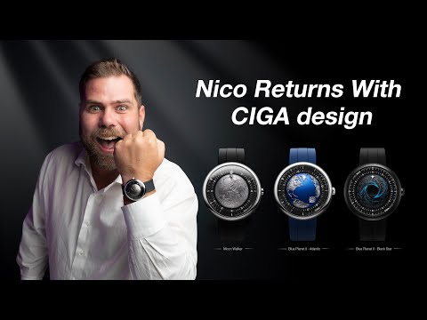 3 CRAZY Watches! Nico Leonard Reviews the CIGA design Astronomy Collection