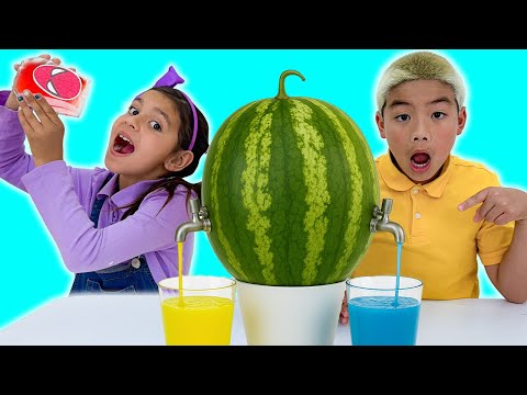 Eric Jannie & Ellie’s Super Watermelon Juice Superhero Adventure!