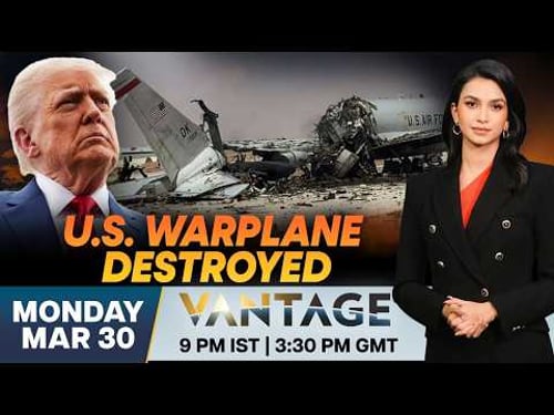 US Iran War LIVE: US Jet Damaged, Haifa Targeted: War Escalates on Day 31 | Vantage on Firstpost