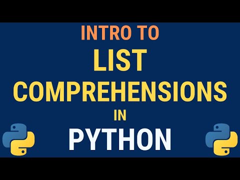 Beginners Introduction to Python List Comprehensions (TUTORIAL)
