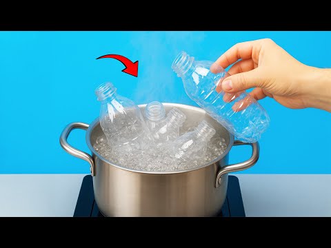 Great Idea! Many people don't know that boiling plastic bottles is a gold mine!