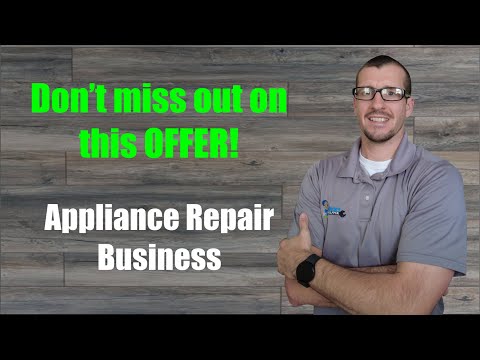 LAST DAY! NEW BONUS! Start your Appliance Repair business NOW!