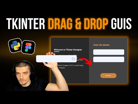 Tkinter Designer: Modern GUIs with Drag & Drop
