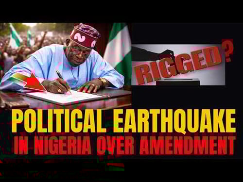 Political Storm in Nigeria After President Signs Controversial Electoral Law - Democracy at Risk?