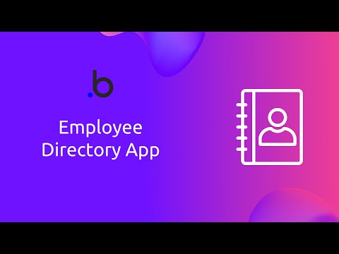 Create an Employee Directory with Filters using Bubble
