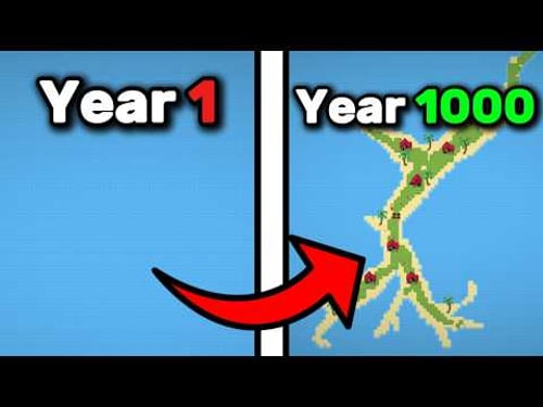 I Left An EMPTY OCEAN Alone With NOTHING For 1000 Years!