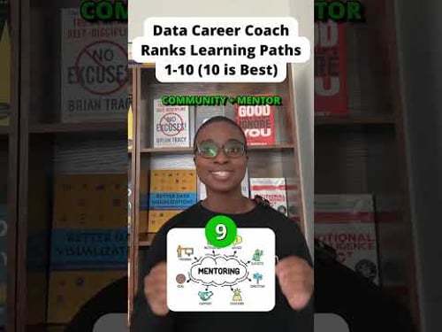 Data Career Coach Ranks Learning Paths 1-10