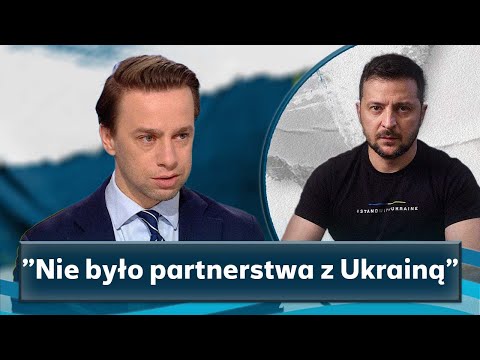 "Partnerstwa między Polską a Ukrainą nigdy nie było". Gorzkie słowa Bosaka