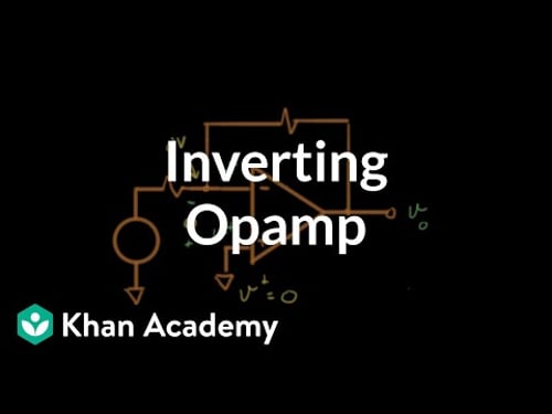 Inverting op-amp circuit