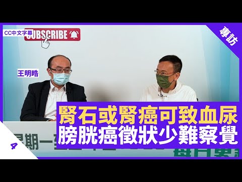 血尿可由腎石、腎癌引起 膀胱癌早期徵狀少難察覺 最大成因由吸煙引起 - 鄭丹瑞《健康旦》香港港安醫院泌尿科顧問醫生 #王明晧 Part 4 (CC中文字幕)