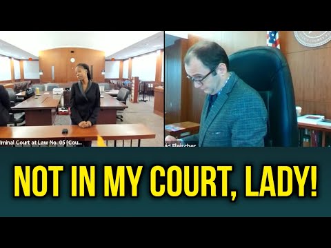 Judge Shuts Down RUDE PASSIVE AGGRESSIVE Woman's Misbehavior In Court
