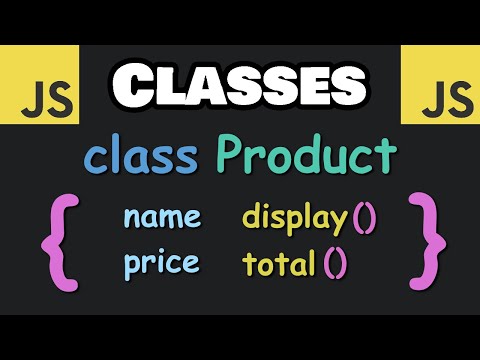Learn JavaScript CLASSES in 6 minutes! 🏭