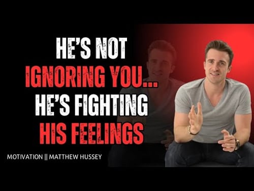 He’s Not Ignoring You… He’s Fighting His Feelings💎 He’s Not Ignoring You… He’s Fighting His Feelings