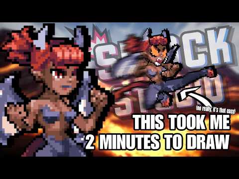 This App turns PIXEL ART into 3D PUPPETS (and it's a fighting game)