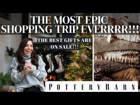 EEKKK!! Pottery Barn HOLIDAY SHOP WITH US!