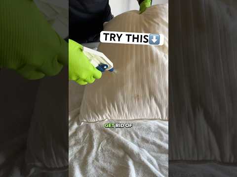 Get Your Pillows NICE AND CLEAN #wow #fyp #cleaning