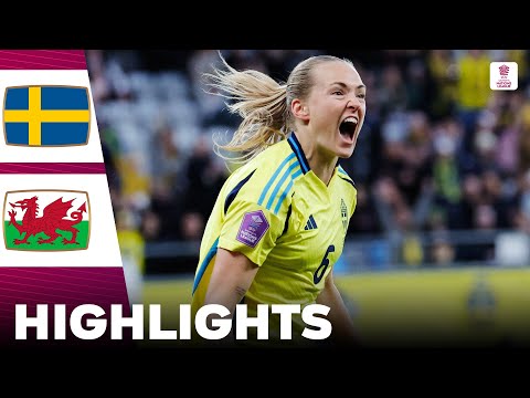 Sweden vs Wales | What a Game | Highlights | UEFA Women's Nations League 08-04-2025
