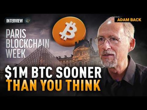 How Close Are We to $1,000,000 Bitcoin? Adam Back Weighs In
