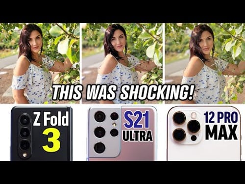 Unbiased Z Fold 3 vs S21 Ultra vs 12 Pro Max Camera TEST