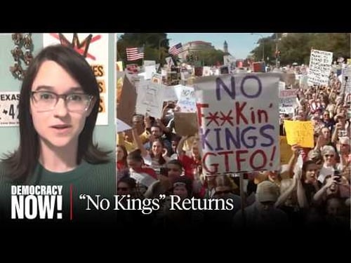 "No Kings": March 28 Rallies Could Be Biggest Day of Protest in U.S. History