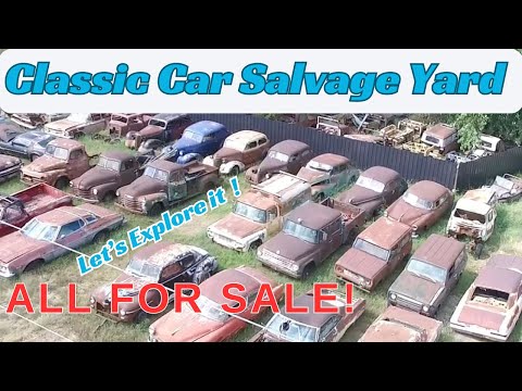 Classic Car Goldmine! Rare Finds at D&H Salvage Yard – Ford, Chevy, Mopar, Buick & More!"