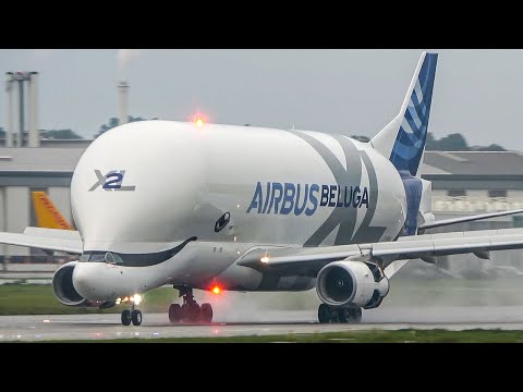 60 MINUTES PURE AVIATION - Airbus Beluga, A380, Boeing 747 ... (4K)