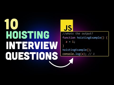 Hard level JavaScript questions on Hoisting | Scoping, Shadowing, ( Var, Let, Const ) & more