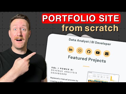 How to Build a Professional Data Portfolio Website (Full Tutorial)