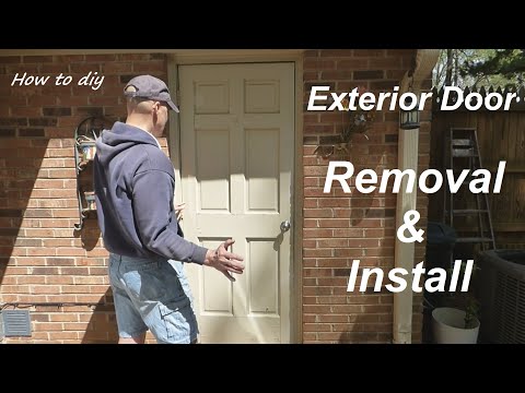 How to Remove & Install a Pre-hung Exterior Door