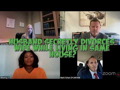 Husband Secretly Divorces Wife While Living in Same House?
