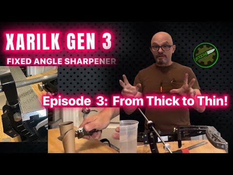 Setting the angle and swapping plates. More tips on XARILK Gen 3 sharpener.