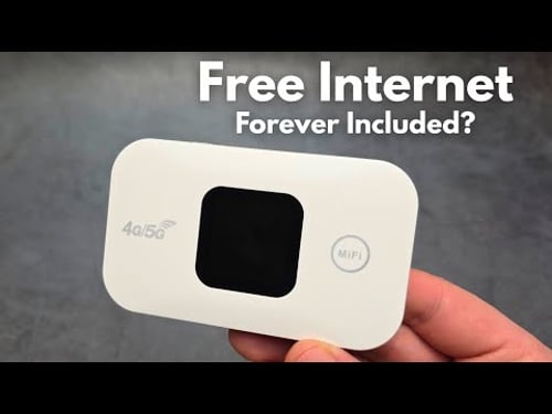 Does 4G/5G MiFi WiFi Router Comes with FREE Internet Included? Do you have to Pay for Mobile Data?