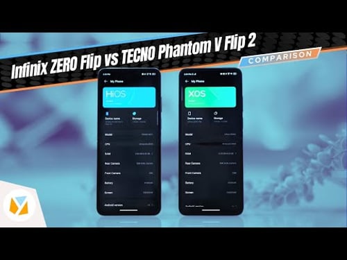 Infinix ZERO flip vs TECNO Phantom V Flip 2 Comparison Review