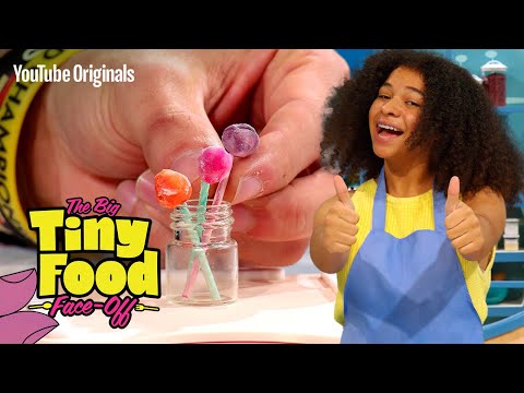 Kids Cook The Tiniest Kawaii Treats Ever | The Big Tiny Food Face-Off