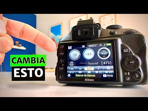 NO TOMES FOTOS SIN AJUSTAR ESTO // NIKON D3300, D3200, D3100 ¡Principiantes!